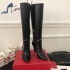 Valentino Rockstud Boots Black matte leather VRB355665678 